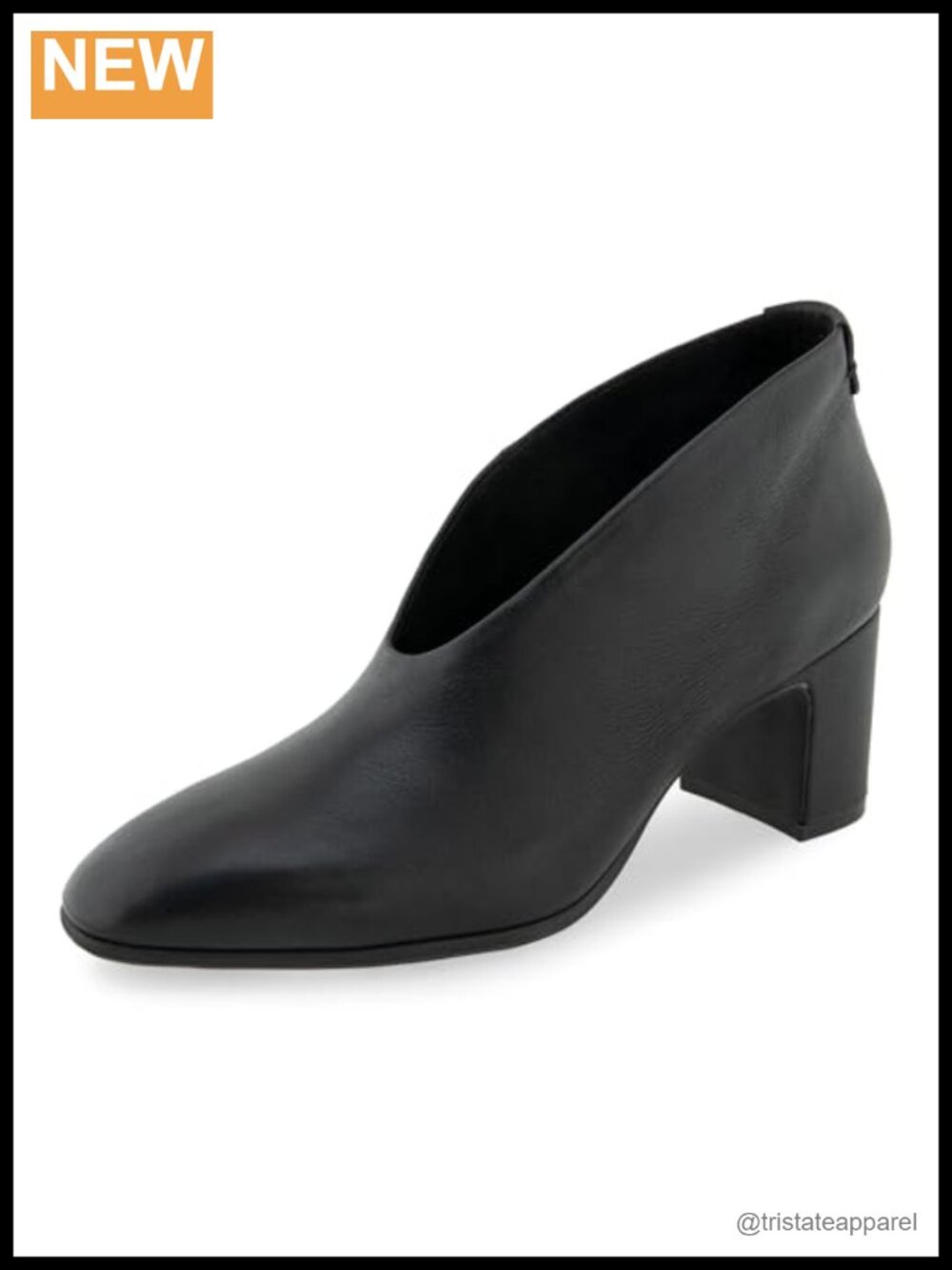 Aerosoles Maud Ankle Boots Block Heel Leather Cushioned Comfy